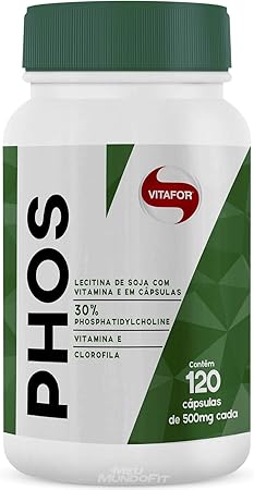 PHOS FOSFATIDILCOLINA 120 CÁPSULAS 500mg, Vitafor
