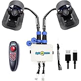 ApisQueen 12-16V Underwater Thruster U2 Set,Thrust 7.5 Lbs | With Not Waterproof RC,Can Push 440Lbs,1-3km/h Speed,Brushless Motor for Fishing Boats ROVs