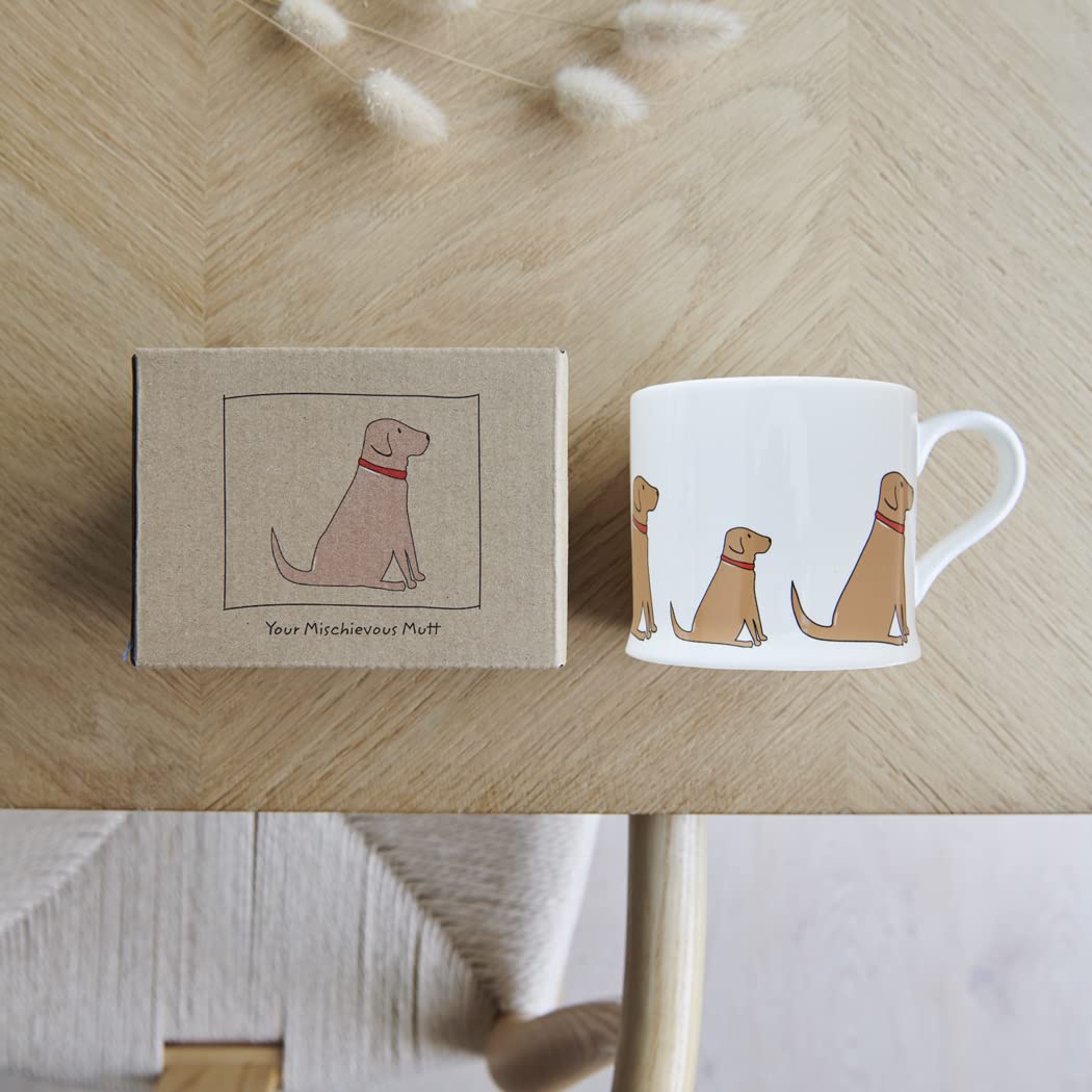 Sweet William Fox Red Labrador Mug, White