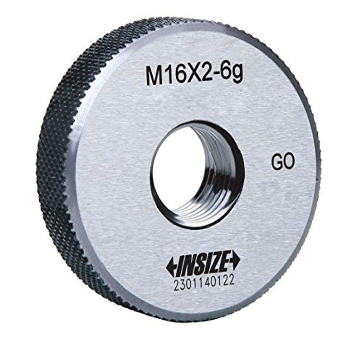 INSIZE 4120-7 Thread Ring Gage, Class 6g, Go, ISO1502, M7 x 1 mm