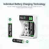 HiQuick LCD 4-Slot Battery Charger for AA/AAA Ni-MH Ni-Cd 1.2V Type C Input view 8