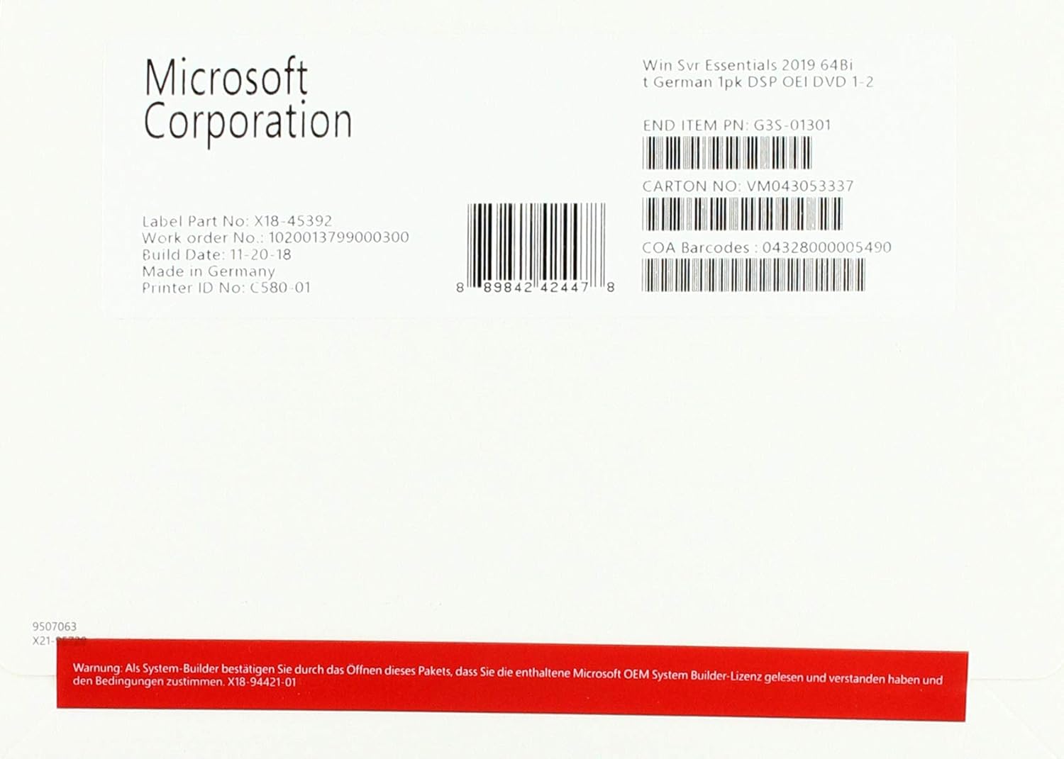Microsoft Windows Server 2019 Essentials Windows Server Amazon Co