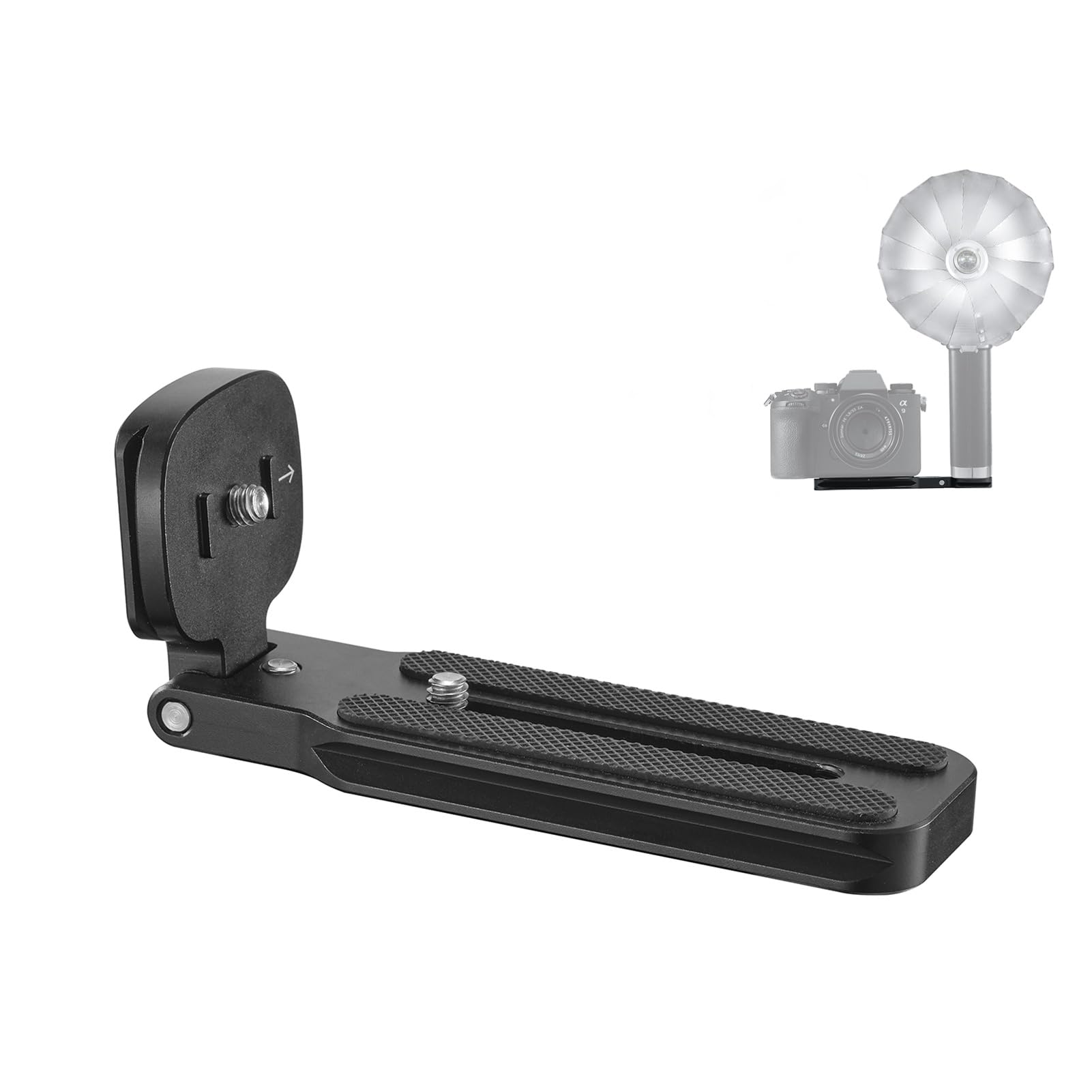 Godox Aluminum Alloy Flash Bracket for Camera Compatible with Godox Lux Master Retro Flash