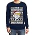 Shirtgeil Trump Natalizio Make Christmas Great Again Felpa/Maglione di Natale da Uomo
