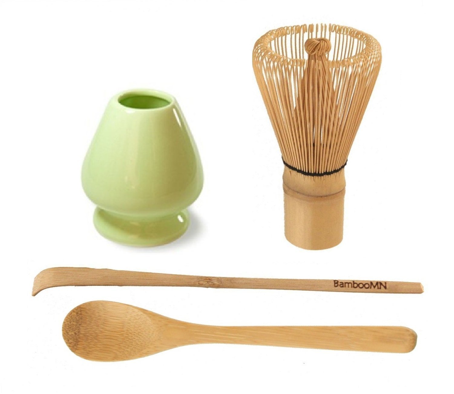 Bamboomn Brand - Matcha Green Tea Whisk Set - Set Of 4 Items. Whisk + Scoop +.. 9
