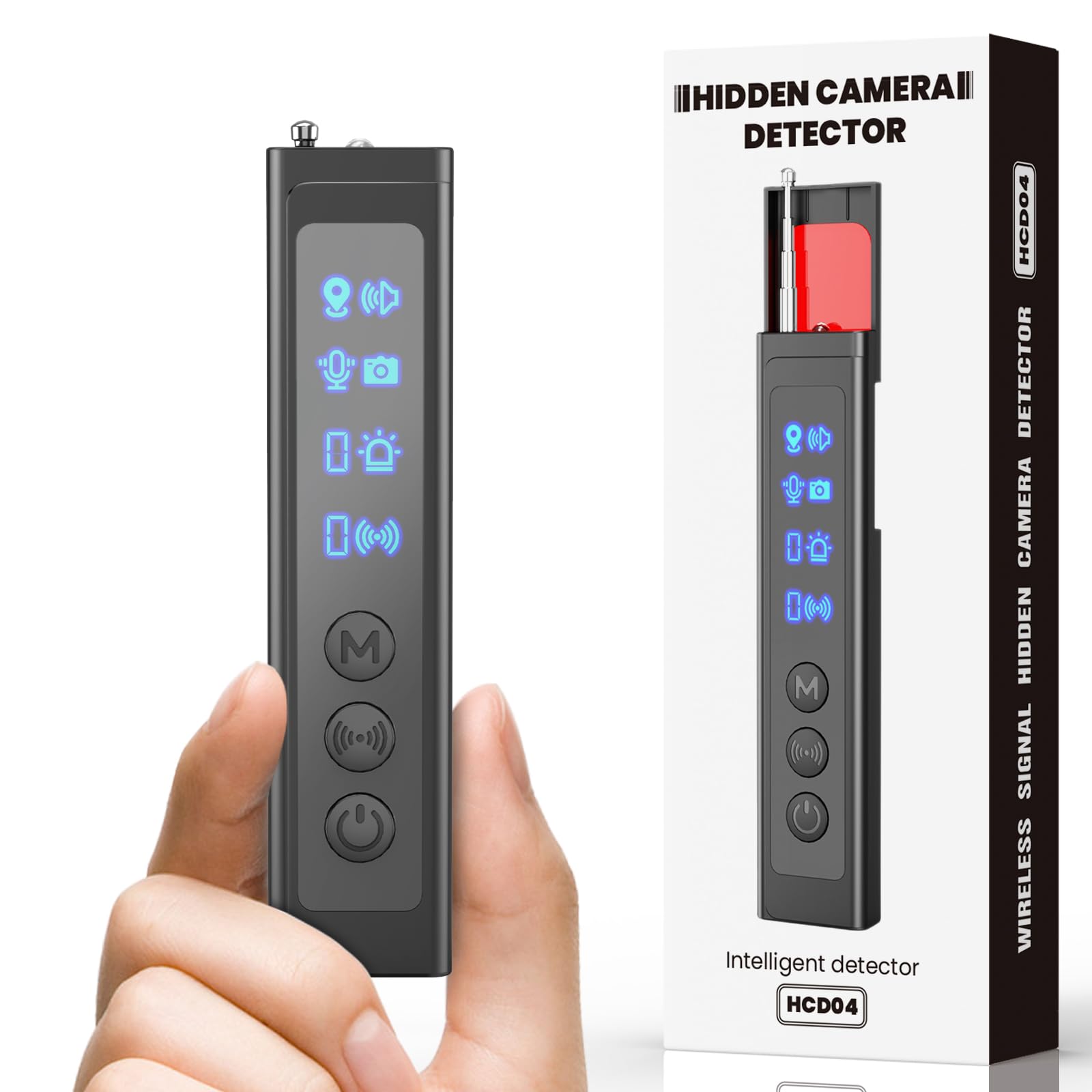 Photo 1 of Hidden Camera Detector?,Professional RF Signal Scanner, Bug Detector,Wireless Tracker Detector, Rechargeable Portable Hidden Camera Locator for Office, Hotel, and Travel Securit