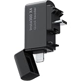 INSTA360 Quick Reader for X4 8K 360 Action Camera | USB Type-C and Lightning dual plug for file transfers, mobile editing and battery conservation