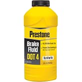 Prestone AS800Y-6PK DOT 4 Brake Fluid, Synthetic, High Grade, 50,000 Mile, 12 oz., (Pack of 6)