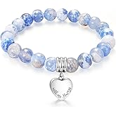 XIUDA Heart Cremation Memorial Urn Bracelet 316L Stainless Steel Keepsake Jewelry Urn Bracelet for Ashes for Women-With Me Always