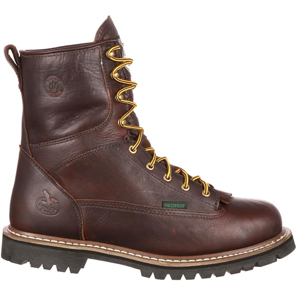 Georgia Boot Men's Marshland 6" Waterproof Duck Boot - Full Grain Leather Rain Boot