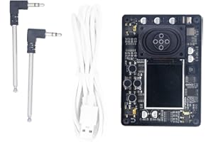 YWBL-WH Mini Theremin Kit Electronic Innovative Mini Musical Instrument with Screen Display, Support 20 Instruments and 70 Tones