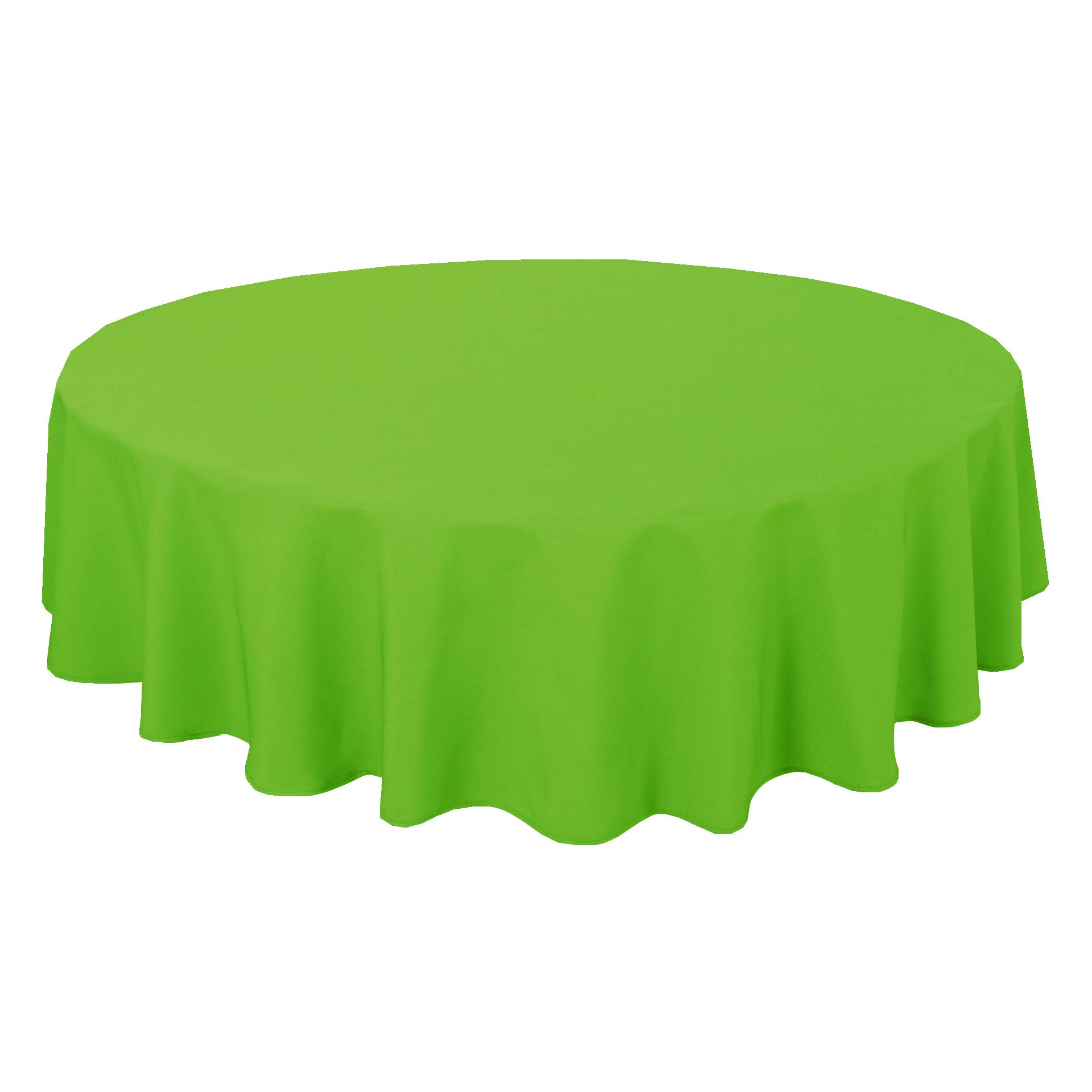 Home Direct Quality Round Fabric Tablecloth Table Cover 140cm 55" Green