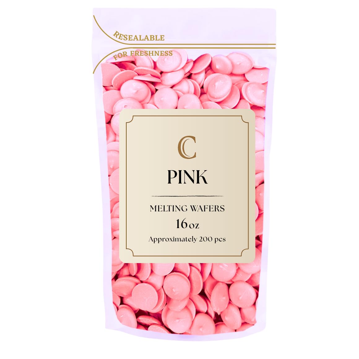 KIDU Pink Chocolate Melting Wafers 16 Ounces Bulk