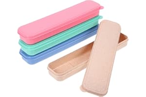 SOLUSTRE Portable Utensils Set Travel Tableware Storage Boxes Portable Flatware Box Utensils Cutlery Case Fork Spoon Chopstic