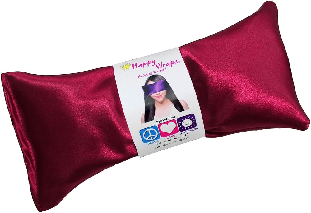Lavender Eye Pillow - Hot Cold Weighted Eye Pillows for Relaxation, Sleep, Stress, Migraine Relief, Yoga - Aromatherapy Gifts