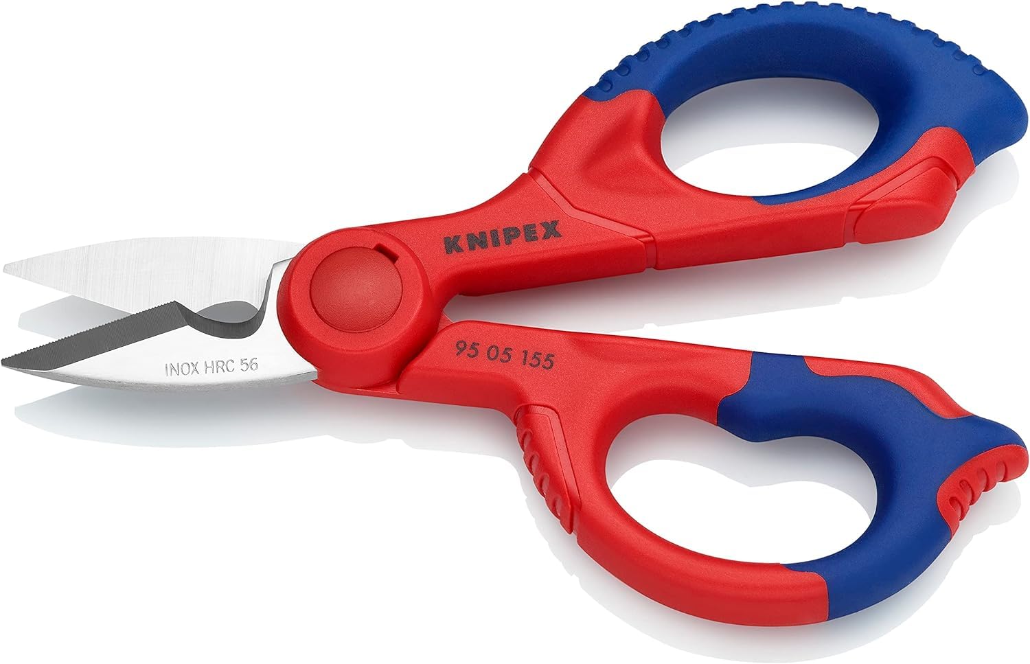 KNIPEX Elektrikerscheren mit Mehrkomponenten-Hüllen, glasfaserverstärkt 160 mm, 95 05 155 SB 2