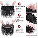 Ainmeys Curly Wave Wigs Virgin Brazilian Water Wave Wigs None Lace Front Wigs Human Hair Wigs 150% Density Glueless Machine Made Wigs For Black Women (20inch, jet dark wigs)