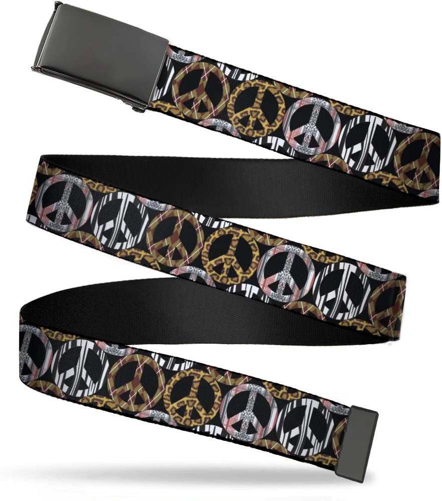 BuckleDown Men's BuckleDown  Belt Peace 1.5" Belt Buy Online at