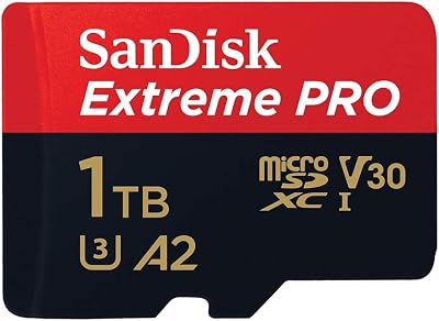 SanDisk Extreme Pro 1TB microSDXC Card + SD Adapter A2 U3 V30 170MB/s
