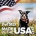 Pet MD Otic Advanced Cat & Dog Ear Cleaner - Effective Against Otitis Externa, Ear Infections Caused by Mites, Yeast, Itching & Odor - Apple Kiwi Scent - 8oz