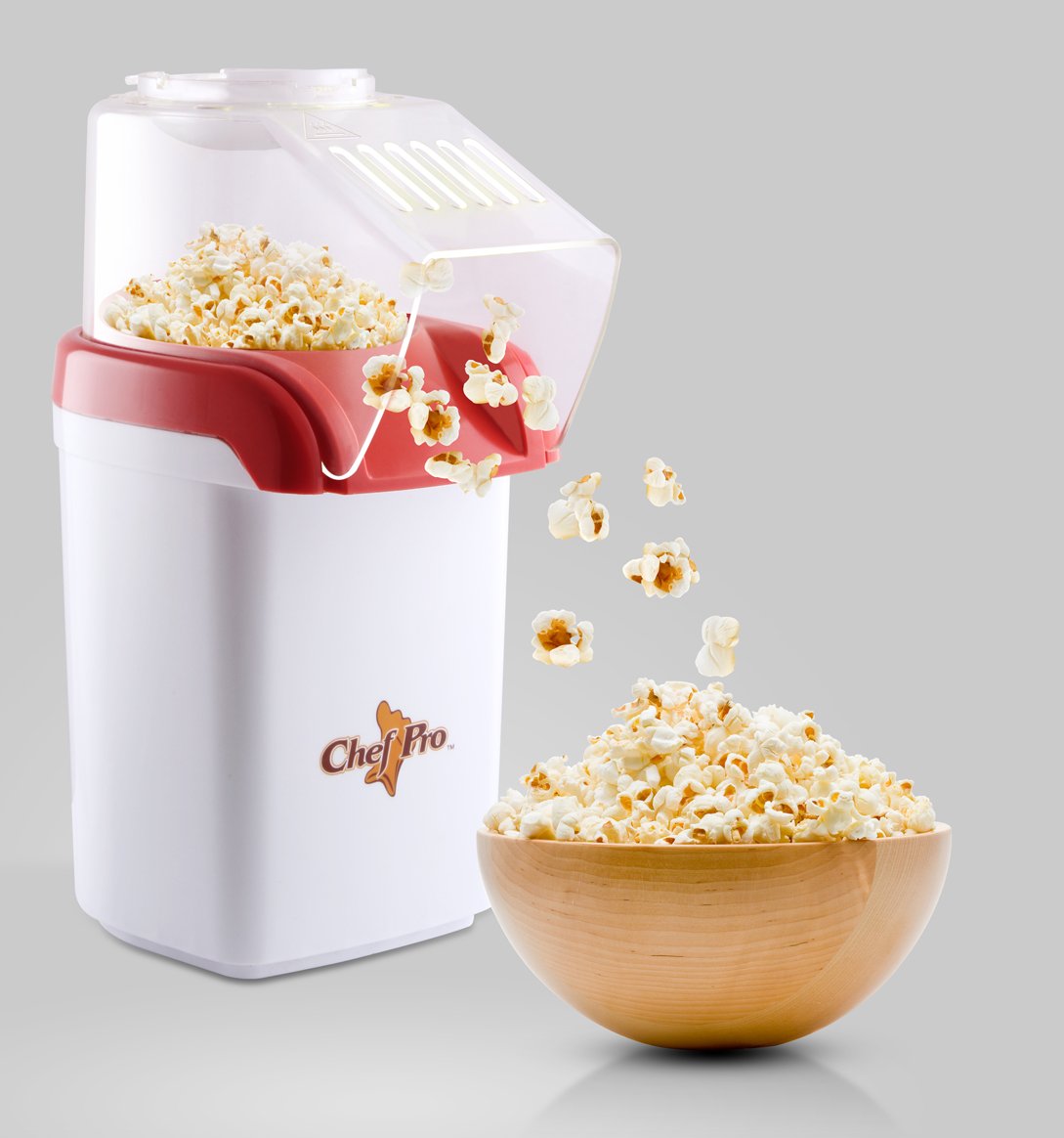 Buy Chef Pro CPM093 1200-Watt Popcorn Maker (Red/White) Online at Low  Prices in India - Amazon.in