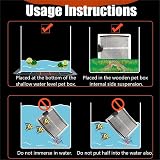 Lucky Farm 14W Reptile Heat Mat 28x28cm UK Plug Vivarium Warmer Pad view 6