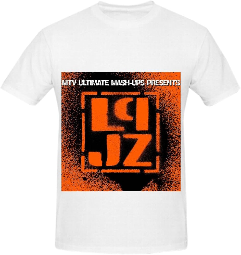 Linkin Park Mtv Ultimate Mash Up 80s Album Cover Men Crew Neck Cool T Shirt