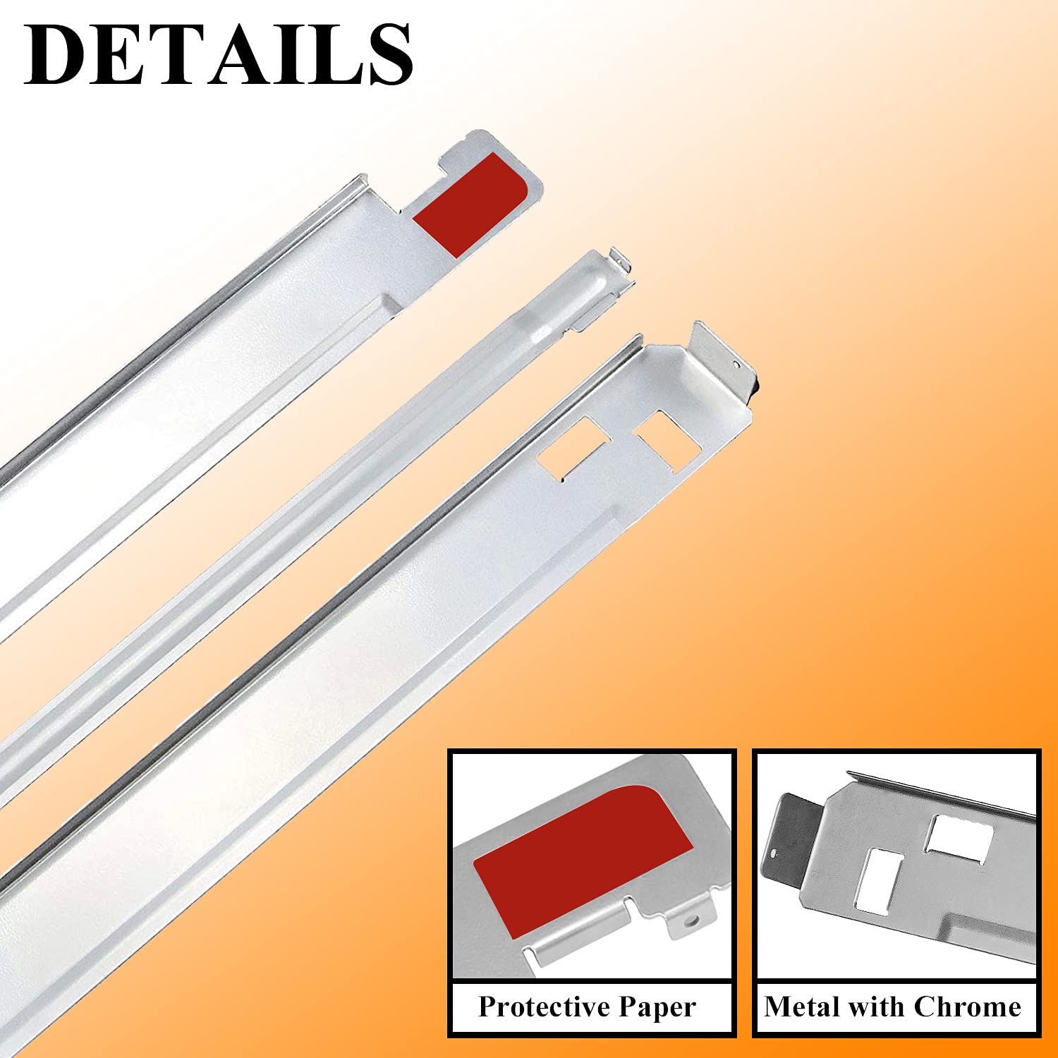 KSTK1 27-inch Laundry Stacking Kit Replacement for LG Washer & Dryer - Solid Metal with Chrome Coated
