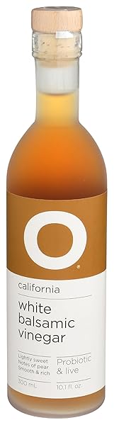 O WHITE BALSAMIC VINEGAR, 10.1 FL OZ