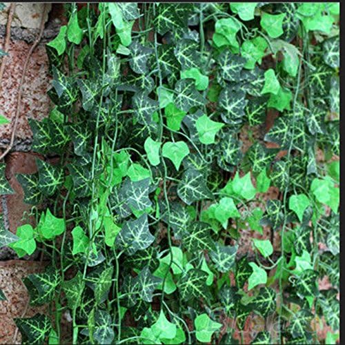 Home Foliage Decor Green Plant Ivy Leaf Artificial Flower Plastic Garland Vine T