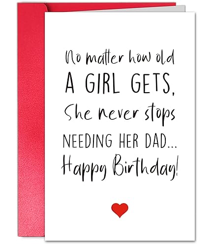 Yobent Carte De Fête Des Pères Pour Papa, Cadeau De La Part D'une Fille, Carte Cadeau D'anniversaire Pour Papa, Cadeau Personnalisé De Remerciement Pour La Fête Des Pères Pour Homme, Carte