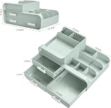 BTGGG Makeup Organiser with Drawers Green Cosmetic Storage Box view 3