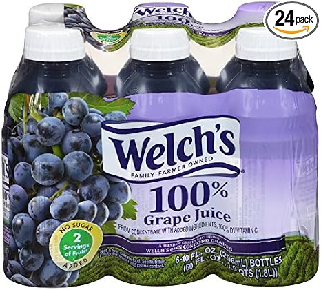 Welch's Juice 100% grape drink 6/10oz (041800337118)