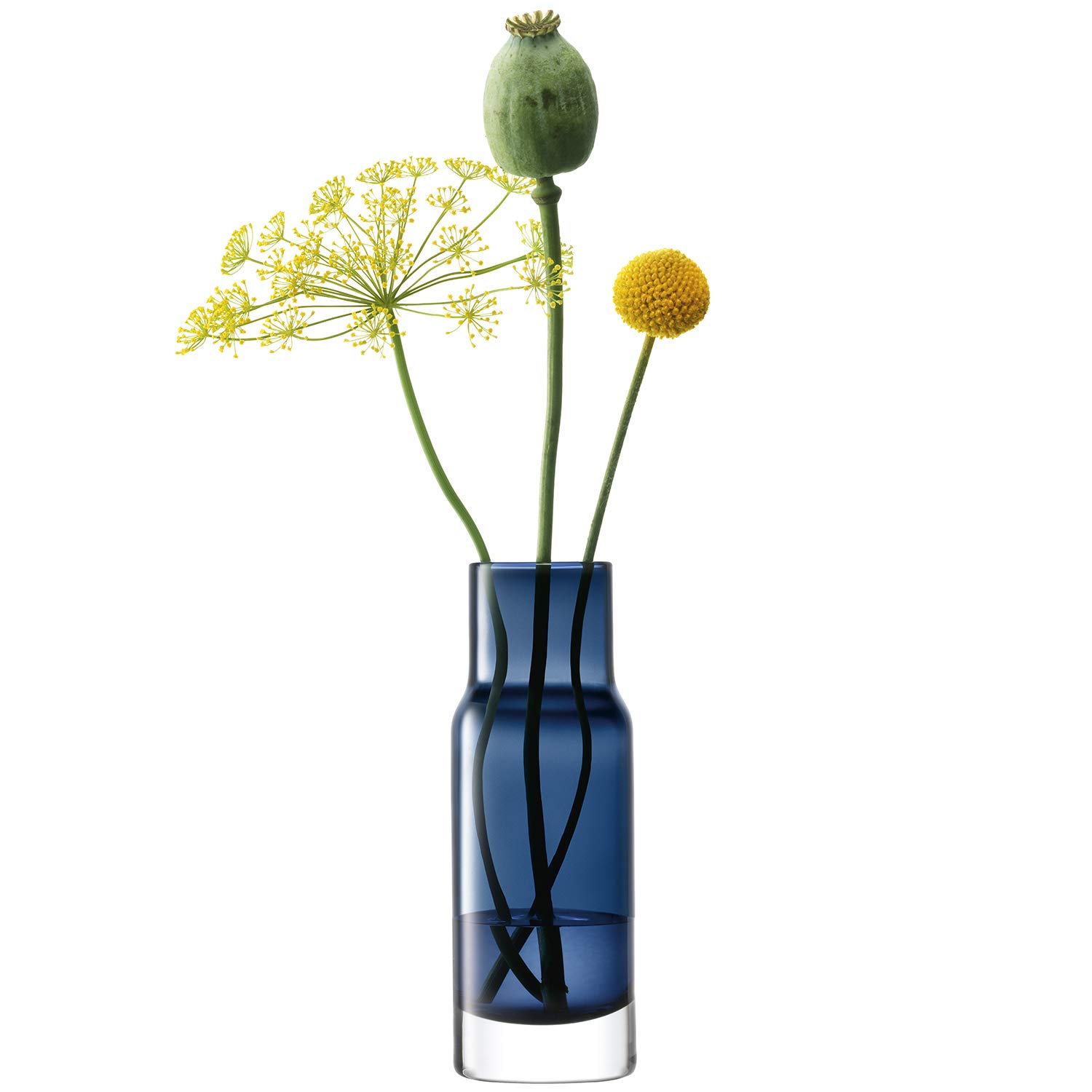 LSA International Utility Vase H19cm Sapphire| 1 Unit | Mouthblown & Handmade Glass | UT87