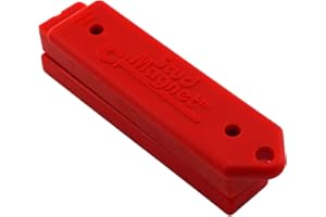 Master Magnetics Magnetic Stud Finder with Shield - Drywall Screw and Nail Detector Tool - Made with Strong Neodymium Magnets - 4.25" L - Red - 1-Pack