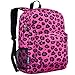 Wildkin Kids 16 Inch Backpack for Boys and Girls, Ideal Size for Kindergarten, Elementary, and Middle School, Perfect for School and Travel, 600 Denier Polyester, BPA-Free (Pink Leopard)