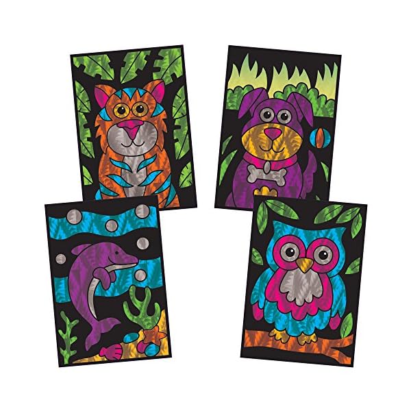 Galt Toys, Fab Foil Art, Craft Kit for Kids, Ages 6 Years Plus