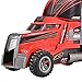 ThinkMax Container Truck with Fire Rescue Metal Cars Playset Vehicle Playset