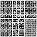 Xmasir 446 Sheet Semi Permanent Tattoo Kit with Ablum Gift,Henna Stencils Glitter Temporary Tattoos for Women Body Art Template