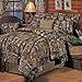 Realtree All Purpose Printed Sheet Set Queen Size Camouflage 4 Piece