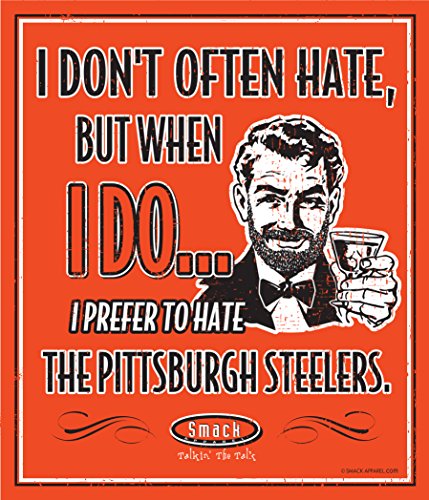 Nalie Sports Cincinnati Football Fans. Stay Victorious. I Don't Often Hate (Anti-Pittsburgh). Metal Man Cave Sign