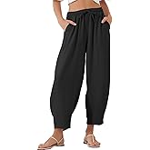 EVALESS Women's High Waisted Wide Leg Palazzo Trousers