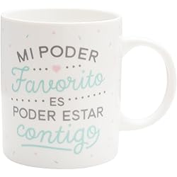 Mr. Wonderful Taza con mensaje "Mi poder favorito es poder estar contigo"