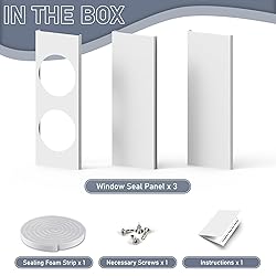 Flamorrow Dual Hose Portable Air Conditioner Window