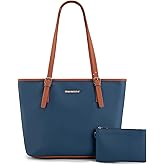 Montana West Tote Bags Vegan Leather Purses and Handbags for Women Top Handle Ladies Shoulder Bags