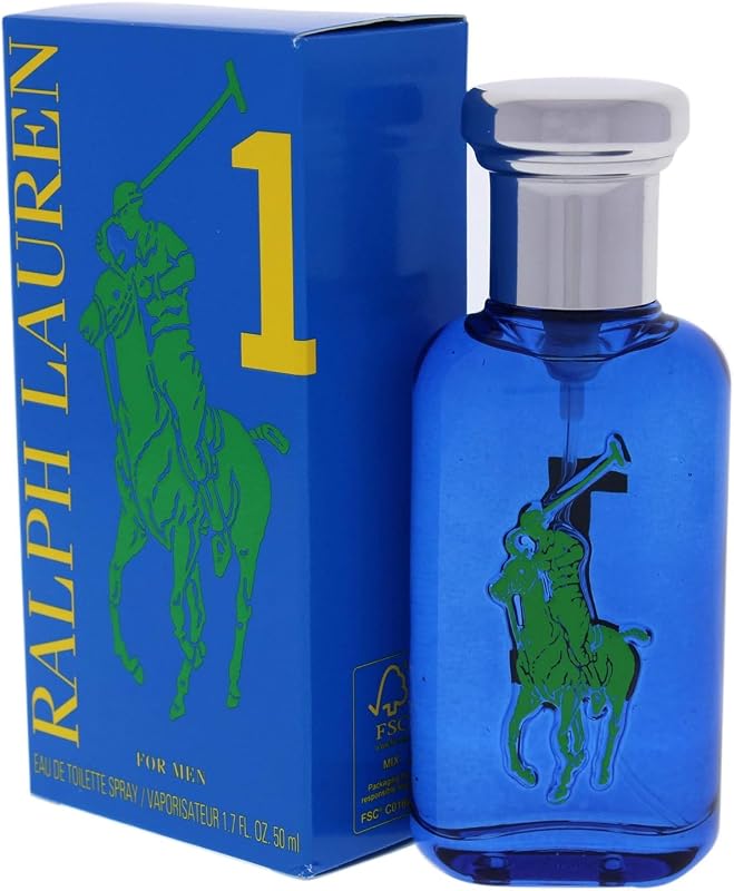 Ralph Lauren, Big Pony Blue, Fougère Eau de Toilette masculina, 50 ml