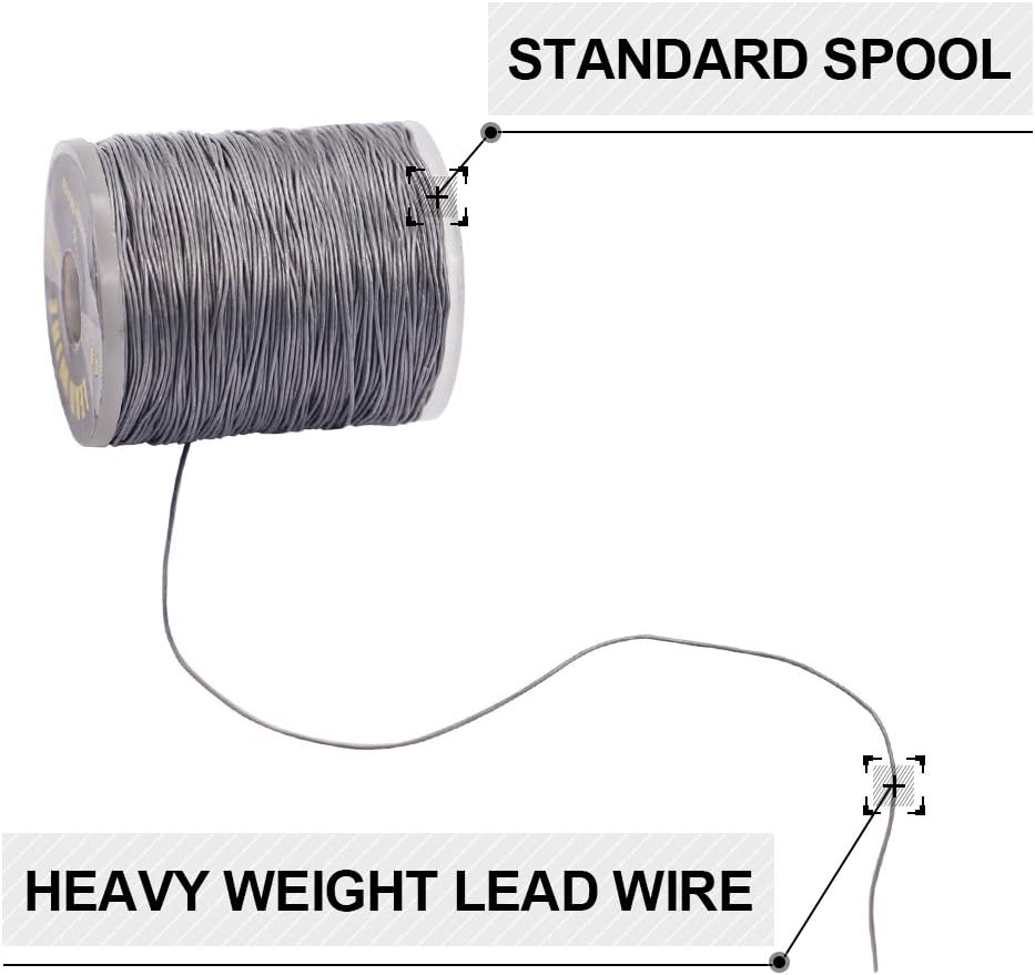 XFISHMAN Fly-Tying-Lead-Wire-Fly-Tying-Material- Fly-Fishing-Supplies-Accessories (Fine(.010in) 2 Pack) : Sports & Outdoors
