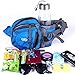 EGOGO Travel Sport Waist Pack Fanny Pack Bum Bag Hiking Bag with Water Bottle Holder S2209 (Blue)