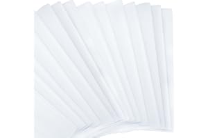 ZLY 200 Sheets 20 X 14 Inch Acid-Free Tissue Paper for Storage,Tissue Paper for Gift Bags,White Tissue Paper Sheets,Unbuffered & Lignin Free Archival Paper for Clothing Photos and Dolls