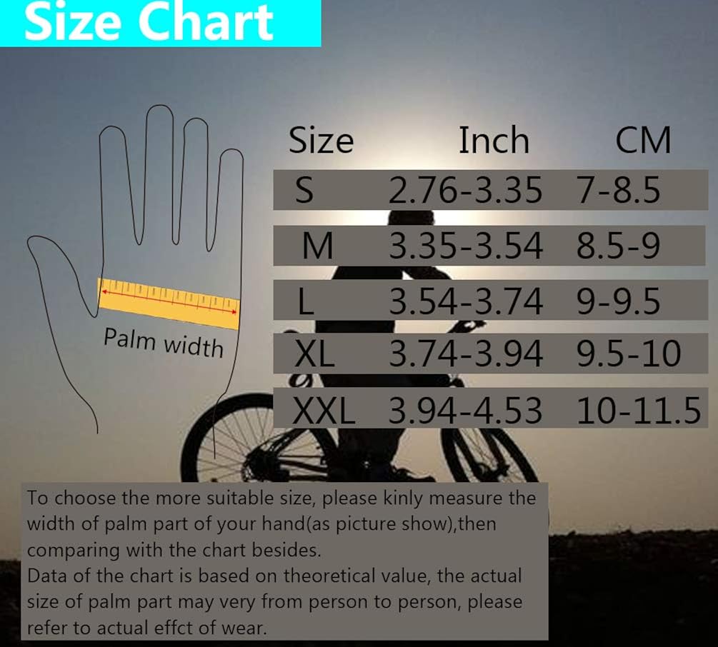 MOREOK Mens Cycling Gloves, Half Finger Biking Glove MTB DH Road Bicycle Gloves Gel Pad Shock-Absorbing Anti-Slip Breathable Motorcycle Mountain Bike Gloves Unisex Women : Clothing